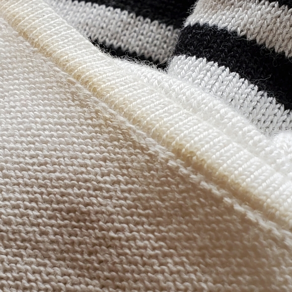 Chaps Colorblock Stripe Sweater black & white, XXL - Picture 12 of 16